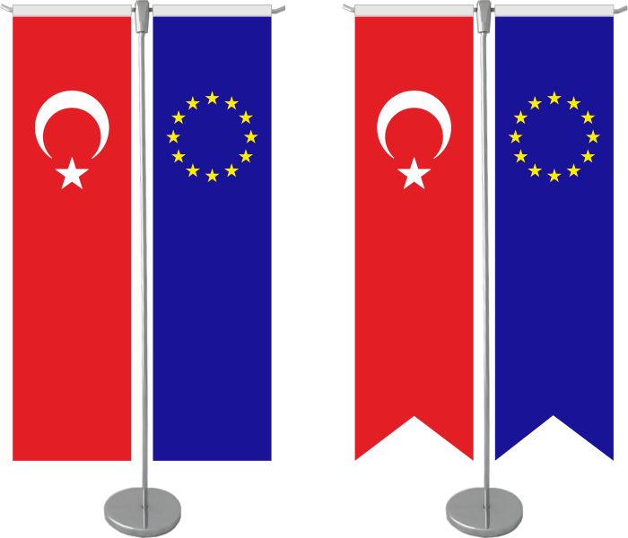 T MODELİ MASA BAYRAĞI DİREĞİ ve MASA BAYRAĞI