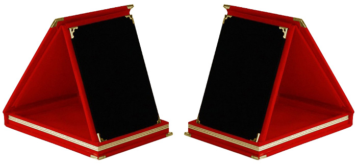 9x12 cm Şapkalı Plaket Kutusu 9x12 cm Şapkalı Plaket Kutusu