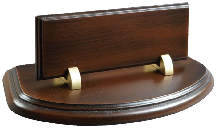 244 -  Ahap Yarm Oval Koyu Kahve Masa simlii