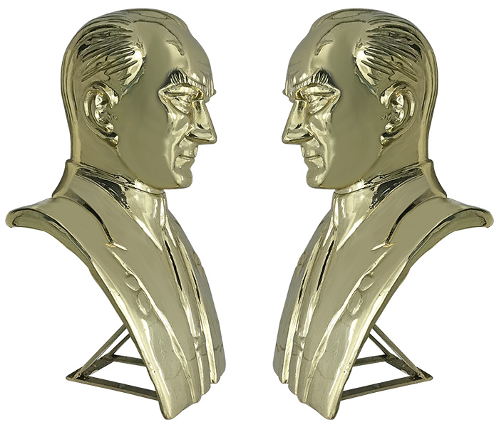 Pirinç Atatürk Büstü - 55 cm Pirinç Atatürk Büstü - 55 cm