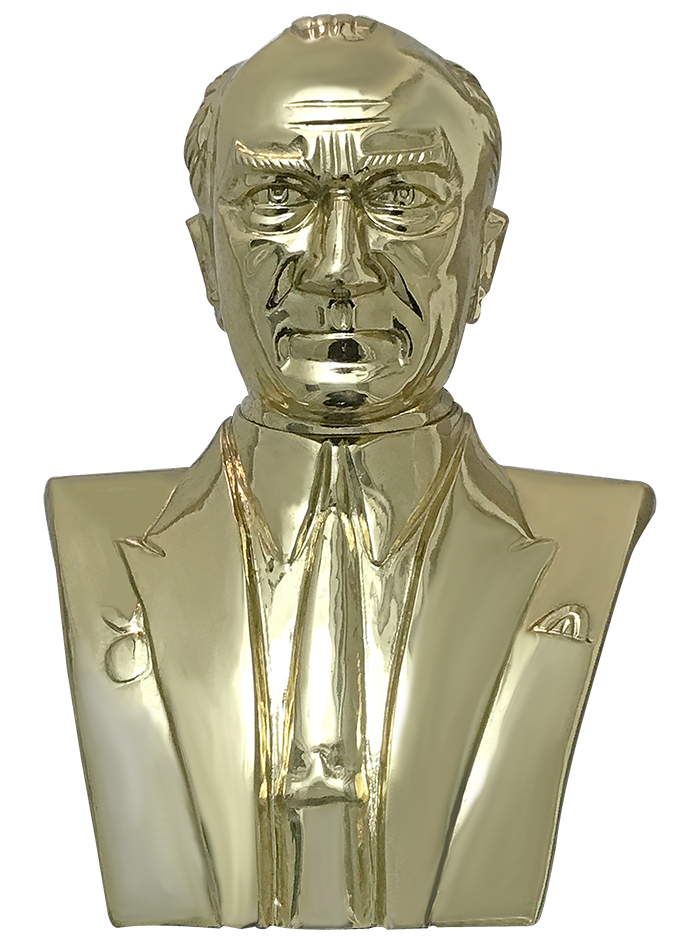Pirinç Atatürk Büstü - 55 cm Pirinç Atatürk Büstü - 55 cm