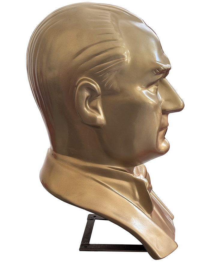 60 cm Fiberglass Atatürk Büstü - Polyester Atatürk Büstü 60 cm Fiberglass Atatürk Büstü - Polyester Atatürk Büstü