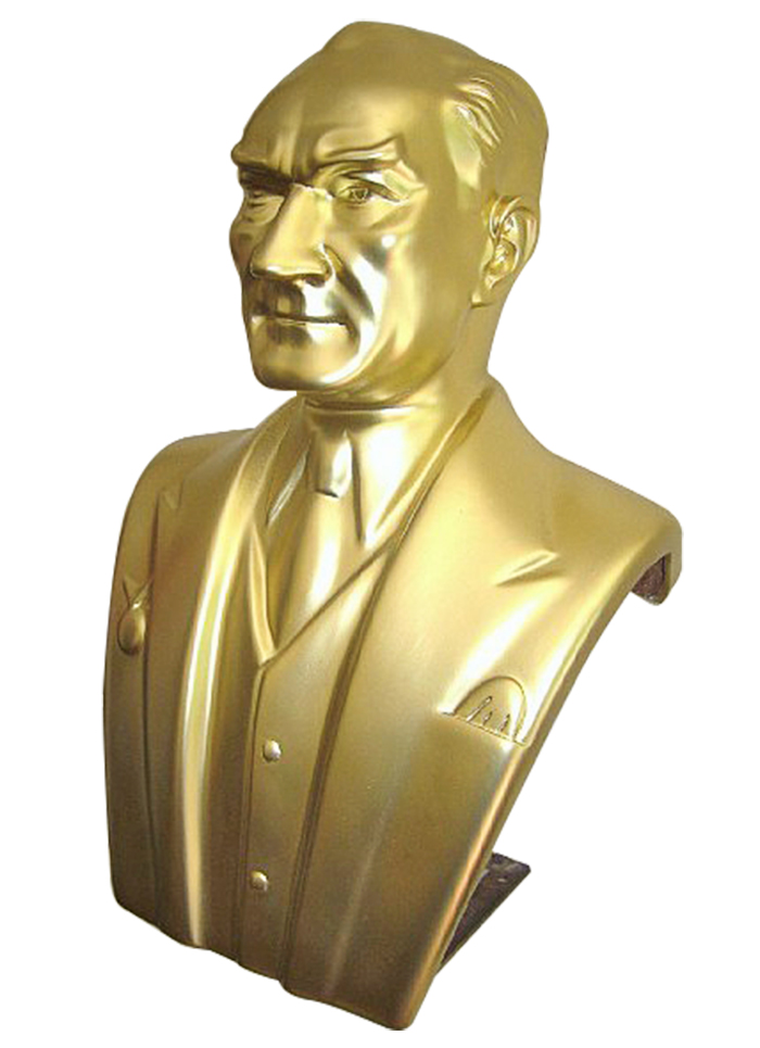 70 cm Fiberglass Atatürk Büstü 70 cm Fiberglass Atatürk Büstü