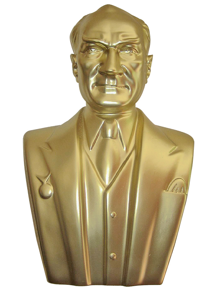 70 cm Fiberglass Atatürk Büstü 70 cm Fiberglass Atatürk Büstü