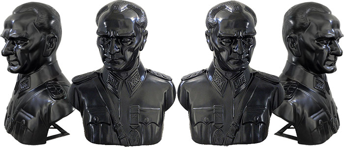 80 cm Fiberglass Maraşal Atatürk Büstü 80 cm Fiberglass Maraşal Atatürk Büstü