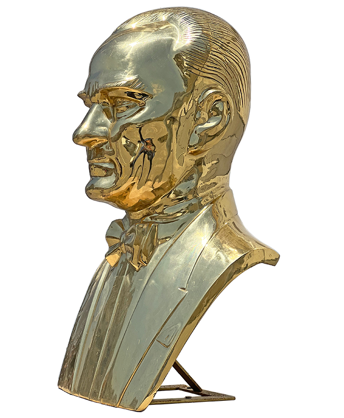 Pirinç Atatürk Büstü - 85 cm Pirinç Atatürk Büstü - 85 cm