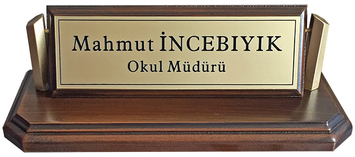 220 - Ahap Koyu Kahve Masa simlii