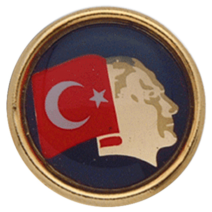 EKO4 Atatürk Yaka Rozeti - Döküm Tabanlı EKO4 Atatürk Yaka Rozeti - Döküm Tabanlı