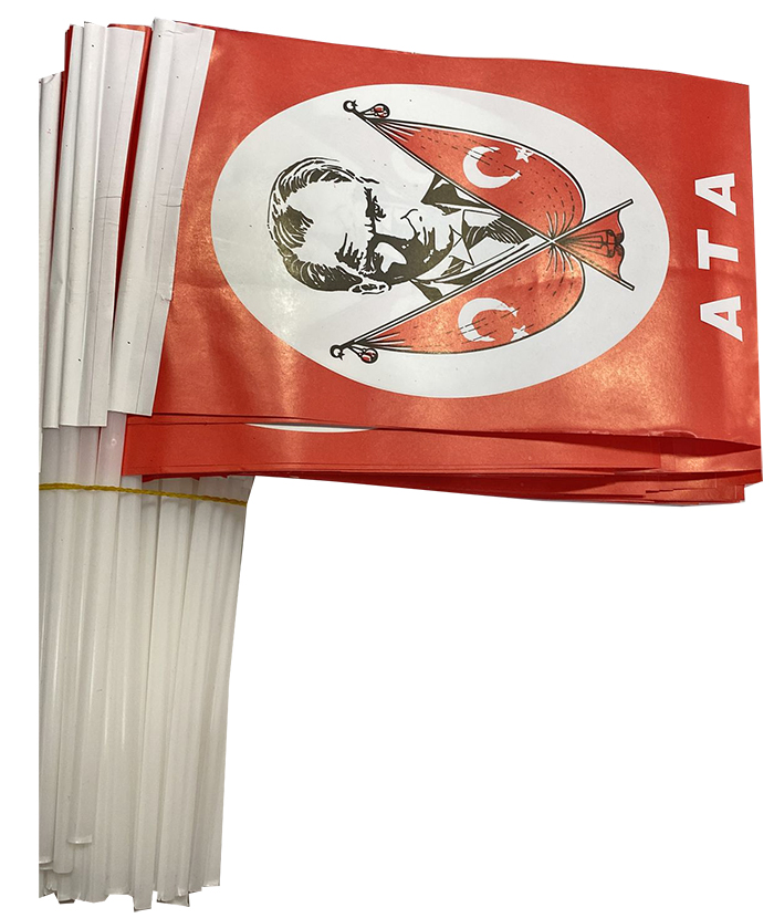 TC2 Sopal� Atat�rk'l� Ka��t T�rk Bayra�� - B�y�k Boy
