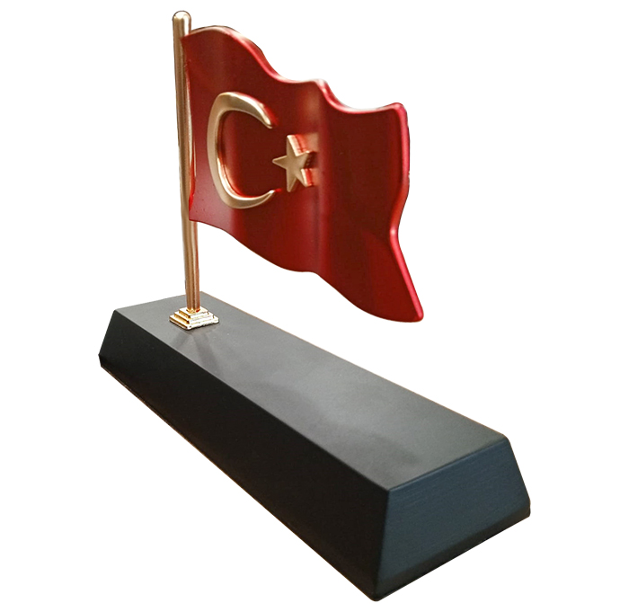 MVIP02 Vip Dalgalanan Türk Bayraklı Masa İsimliği MVIP02 Vip Dalgalanan Türk Bayraklı Masa İsimliği