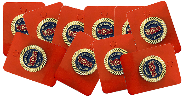 Belediye Ba�kan� Yaka Rozeti