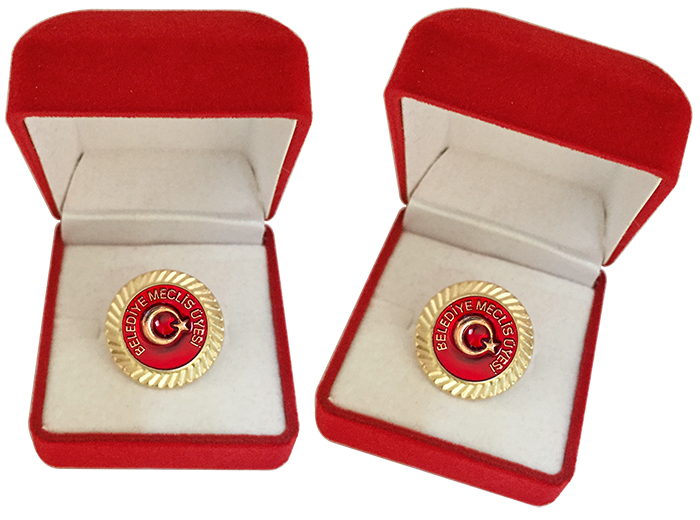 Belediye Meclis �yesi Metal Yaka Rozeti