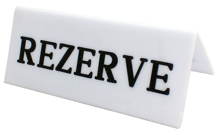 Renkli Pleksiglass Masa Rezerve Yazıları Renkli Pleksiglass Masa Rezerve Yazıları
