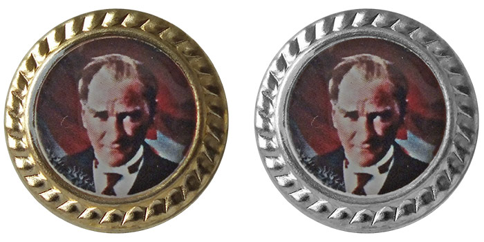 EKO3 Atatürk Yaka Rozeti - Döküm Tabanlı EKO3 Atatürk Yaka Rozeti - Döküm Tabanlı