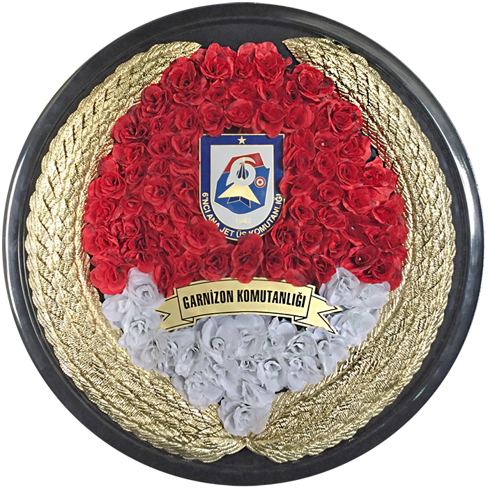 Garnizon Komutanlığı Metal Tören Çelengi Garnizon Komutanlığı Metal Tören Çelengi