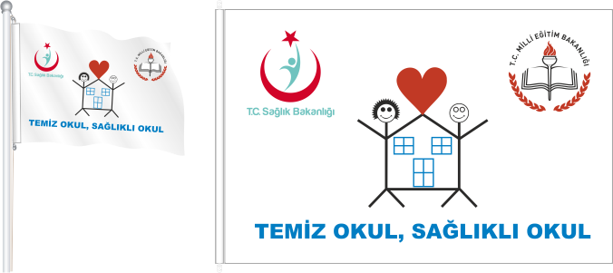 YEN� - MEB Beyaz Bayrak - Temiz Okul Sa�l�kl� Okul Sertifikas� ( OR�J�NAL )