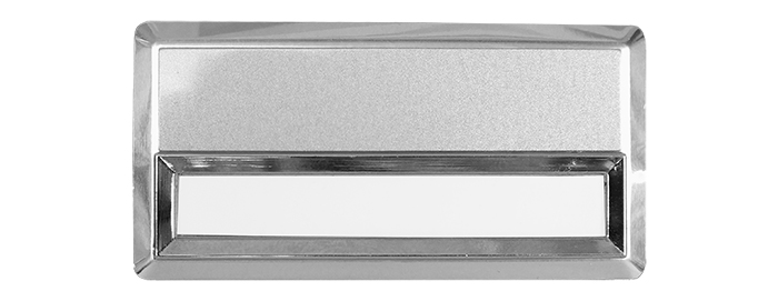 MYK06 Pencereli Metal Yaka İsimliği MYK06 Pencereli Metal Yaka İsimliği
