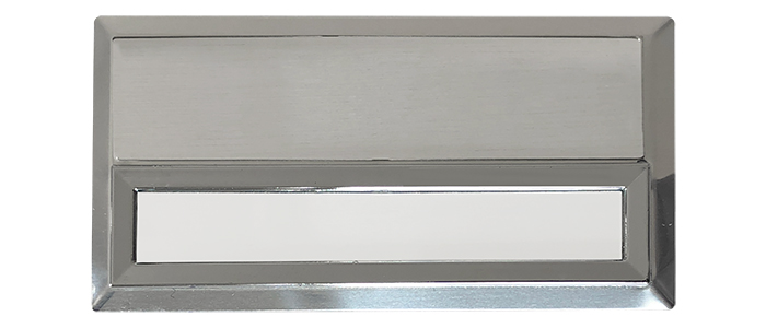 MYK06 Pencereli Metal Yaka İsimliği MYK06 Pencereli Metal Yaka İsimliği