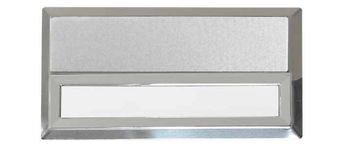 MYK06 Pencereli Metal Yaka İsimliği MYK06 Pencereli Metal Yaka İsimliği