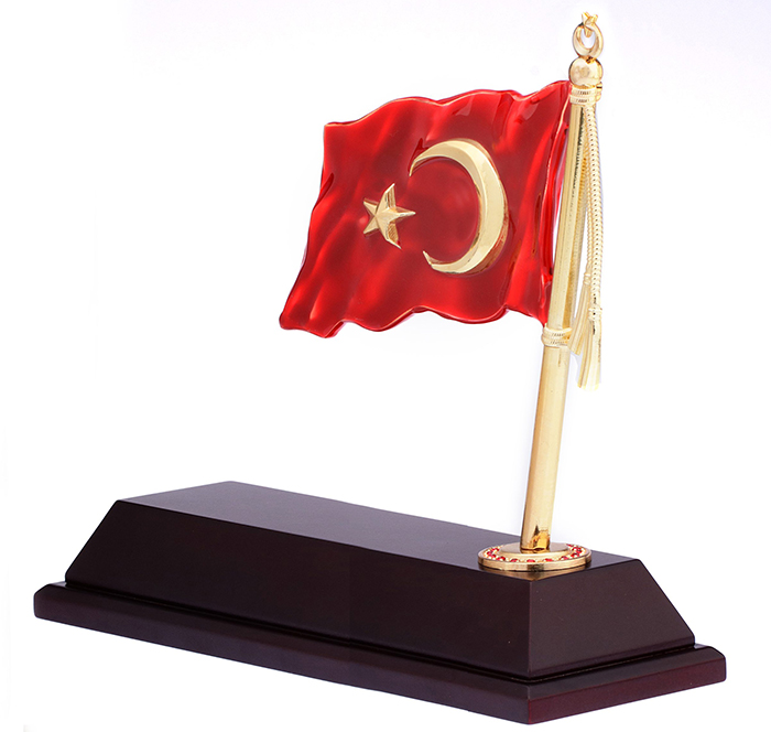 MVIP01 Vip Dalgalanan Türk Bayraklı Masa İsimliği MVIP01 Vip Dalgalanan Türk Bayraklı Masa İsimliği