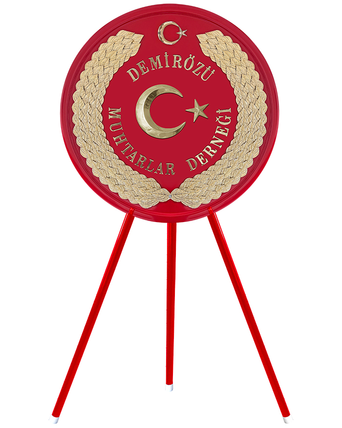 Muhtarlık Çelengi, Muhtarlar Derneği Metal Tören Çelengi Muhtarlık Çelengi, Muhtarlar Derneği Metal Tören Çelengi