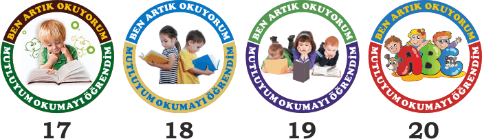 Okuma Bayramı Saten Yaka Kokartı - BEN ARTIK OKUYORUM Okuma Bayramı Saten Yaka Kokartı - BEN ARTIK OKUYORUM