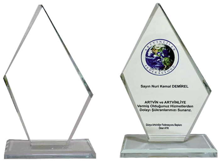 P140 Kristal Plaket