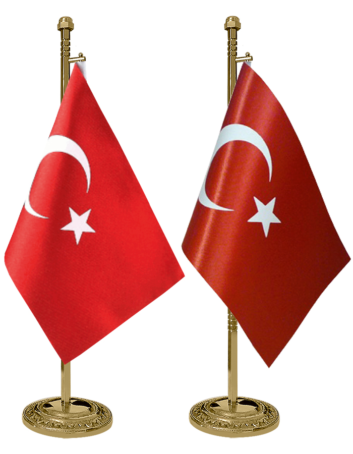PMD1 Tekli Altıgen Direkli Klasik Masa Bayrak Direği PMD1 Tekli Altıgen Direkli Klasik Masa Bayrak Direği