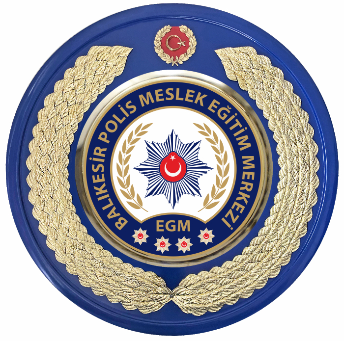 Yeni Logolu POMEM Polis Meslek E�itim Merkezi Metal T�ren �elengi