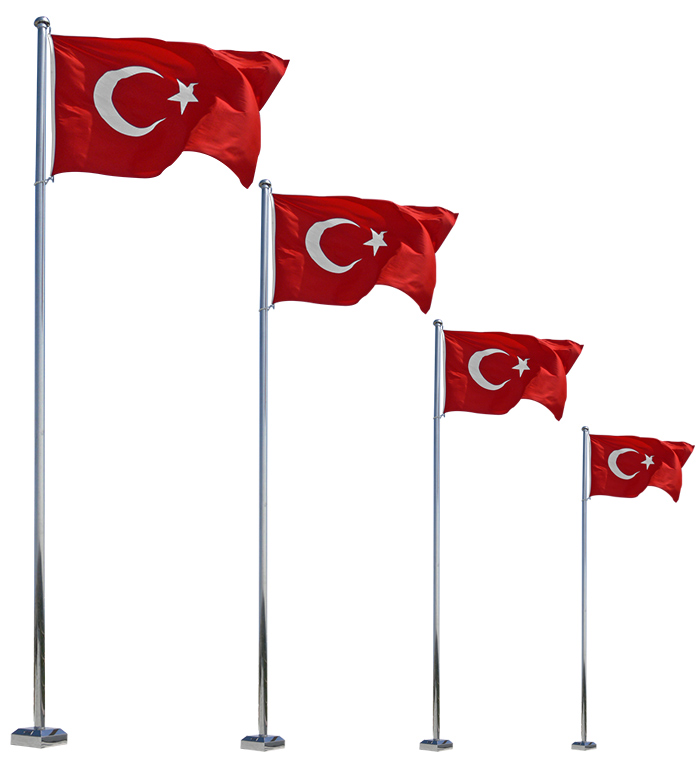 Paslanmaz D Mekan Bayrak Direi Model ve eitleri