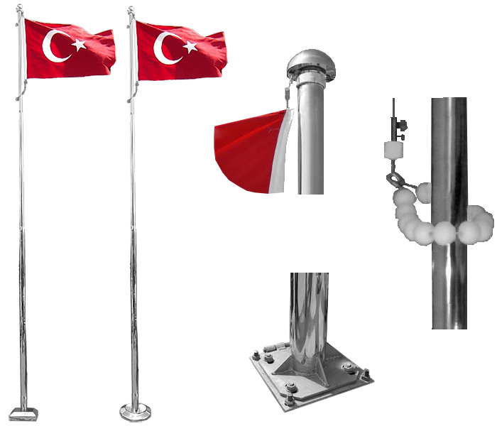 Paslanmaz D Mekan Bayrak Direi Model ve eitleri
