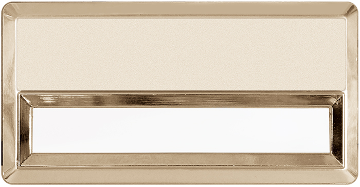 MYK06 Pencereli Metal Yaka İsimliği MYK06 Pencereli Metal Yaka İsimliği