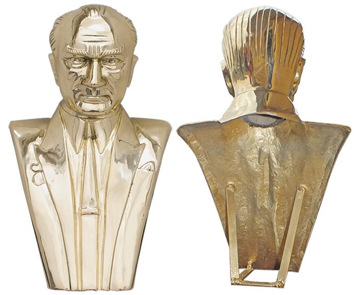 Pirinç Atatürk Büstü - 70 cm Pirinç Atatürk Büstü - 70 cm