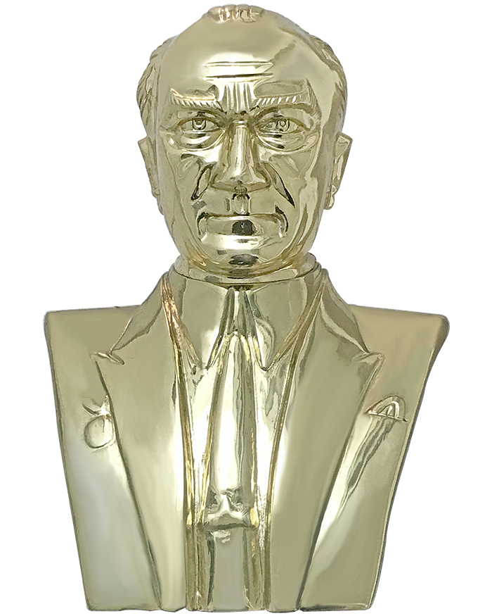 Pirinç Atatürk Büstü - 55 cm PAB55 Pirinç Atatürk Büstü - 55 cm PAB55