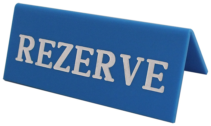 Renkli Pleksiglass Masa Rezerve Yazıları Renkli Pleksiglass Masa Rezerve Yazıları