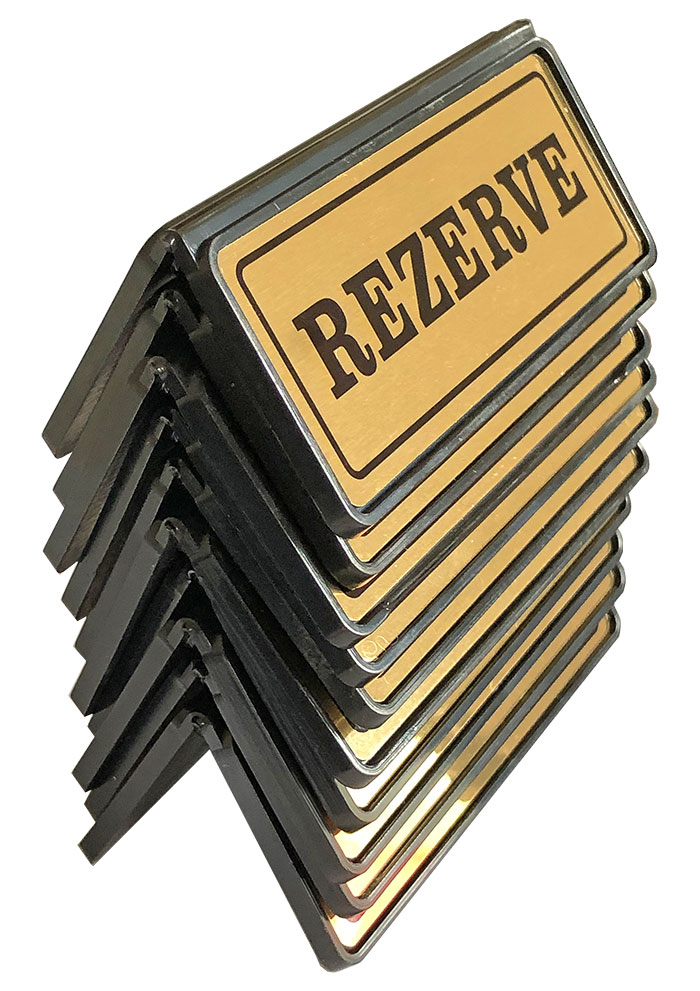 R05 - Plastik Rezerve Yazısı ve Altlığı R05 - Plastik Rezerve Yazısı ve Altlığı