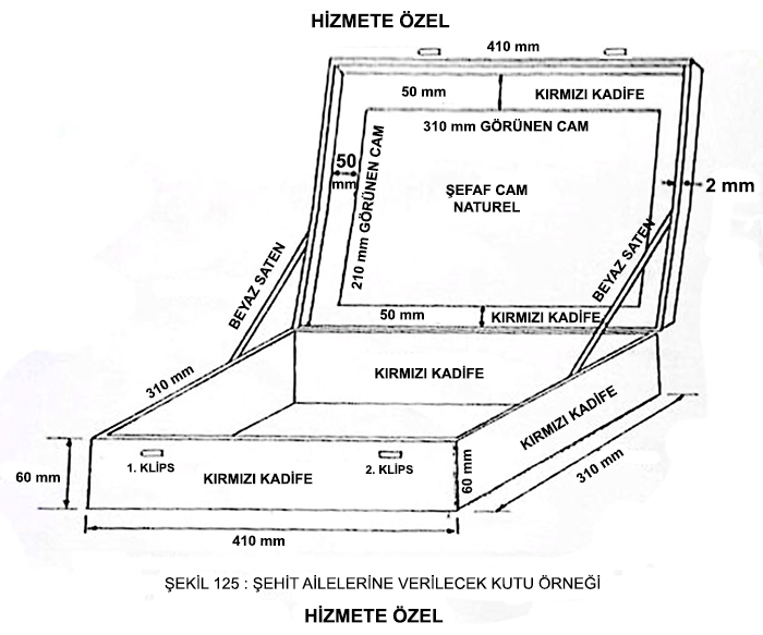 30x40 cm ŞEHİT AİLELERİNE VERİLECEK OLAN CAMLI KADİFE KUTU 30x40 cm ŞEHİT AİLELERİNE VERİLECEK OLAN CAMLI KADİFE KUTU