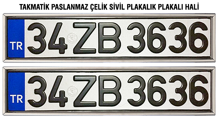 Takmatik Makam Sivil Araç Plakalığı Takmatik Makam Sivil Araç Plakalığı