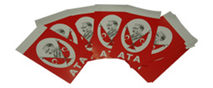 Atat�rkl� ka��t T�rk Bayra��