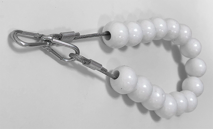 Bayrak Dire�i Boncu�u 3 cm Beyaz - BDB04-60/4mm - TESP�H / TESB�H