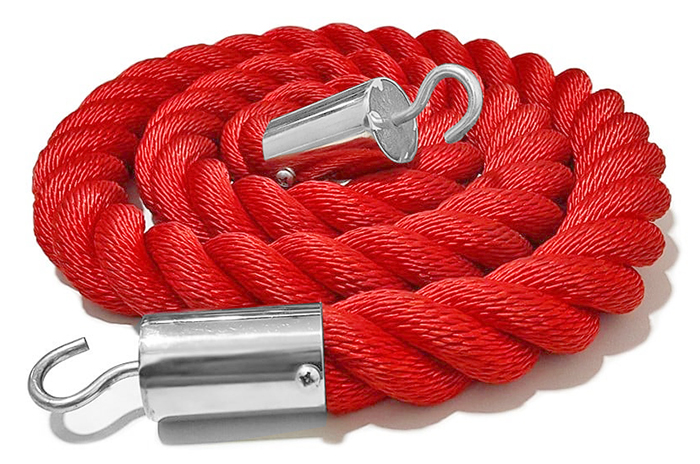 PBH01 Bariyer Halatı Kırmızı Örme Halat PBH01 Bariyer Halatı Kırmızı Örme Halat